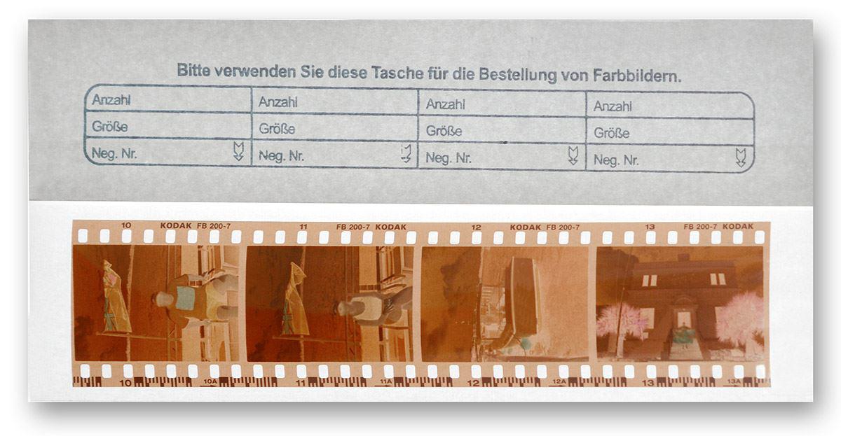 Kleinbildnegativ in Nachbestelltasche Kleinbildnegativ in Nachbestelltasche